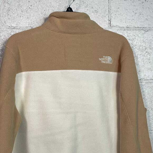 The North Face Denali Sweatshirt, Khaki stone/G white/Purple cactus XL - Picture 5 of 9
